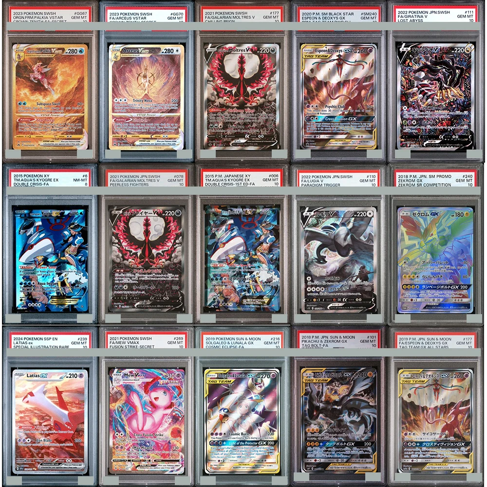 2023 Ptcg Legendary Proxy Graded Collection Card Swsh Fa/arceus Vstar Crown Zenit-Secret # gg70 Gem Mt 10 holografische Etikettenkarte Image