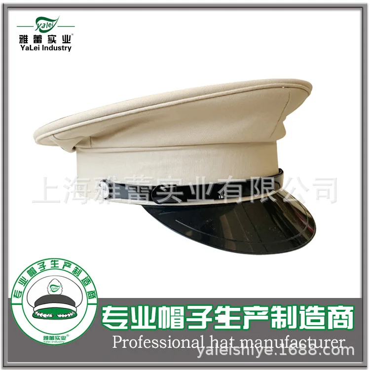 Militärhut Army Peaked Big Cap breitkrempige Performance Police Flat-Topped Performance Man Flat-Topped 8M223 Image