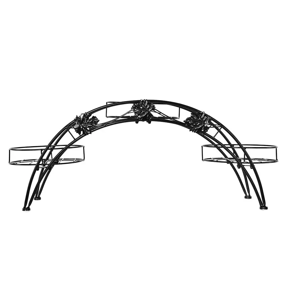 Eleganter freistehender Pflanzenständer Blumentopfhalter für Wohnzimmer Garten Terrasse Balkon Hof Dekorationen Image