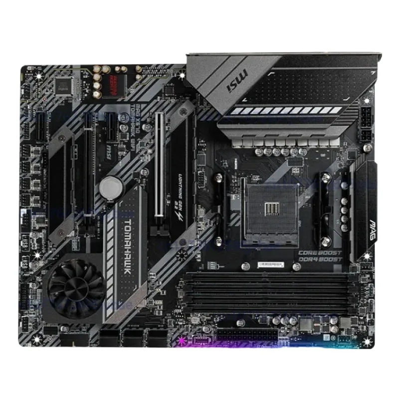 Für MSI MAG X570 TOMAHAWK WIFI AM4 4*DDR4 Speicher Max 128G HDMI ATX Getestet ok Image