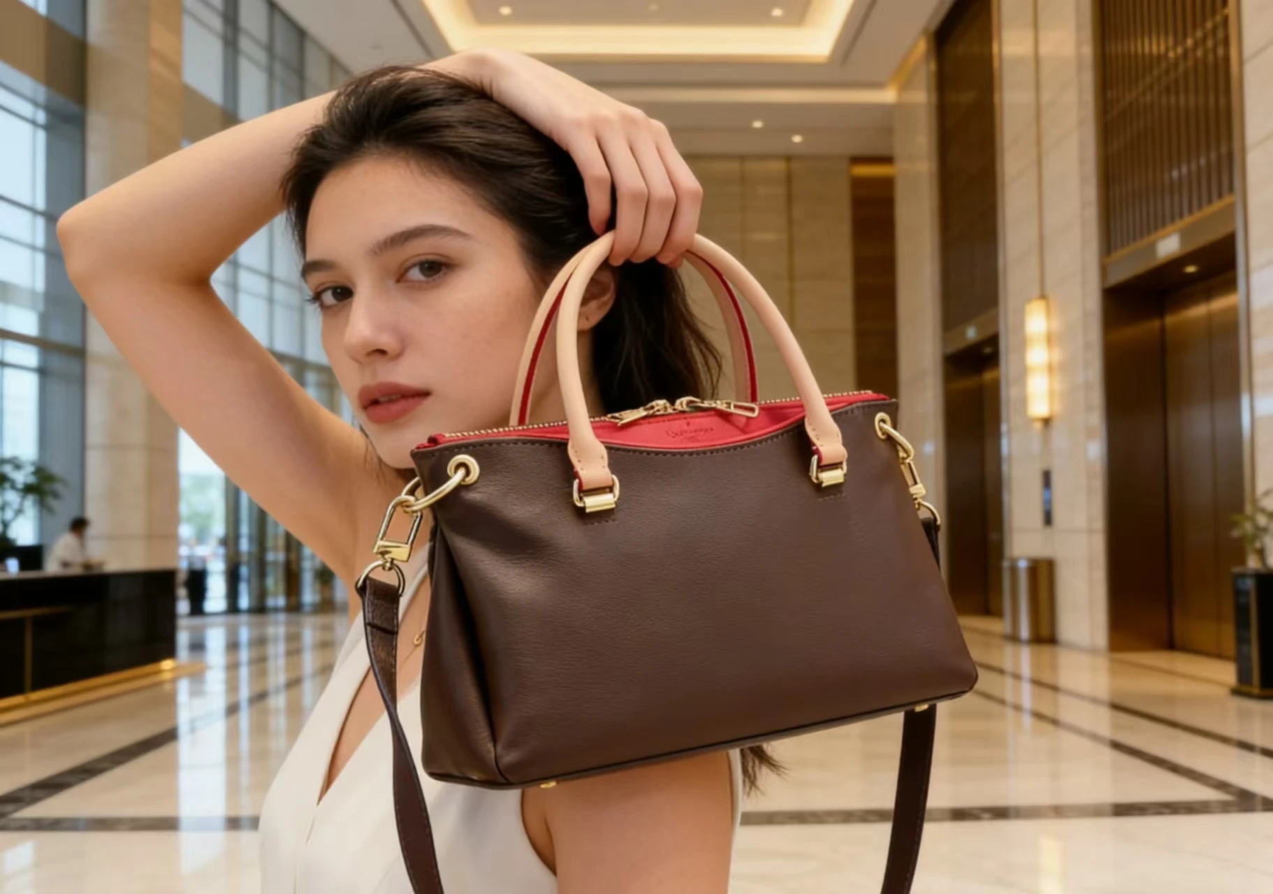 2026 Luxus-Designerhandtaschen für Damen Bekannte Marke Hochwertige Mode-Luxustasche Schultertasche Image