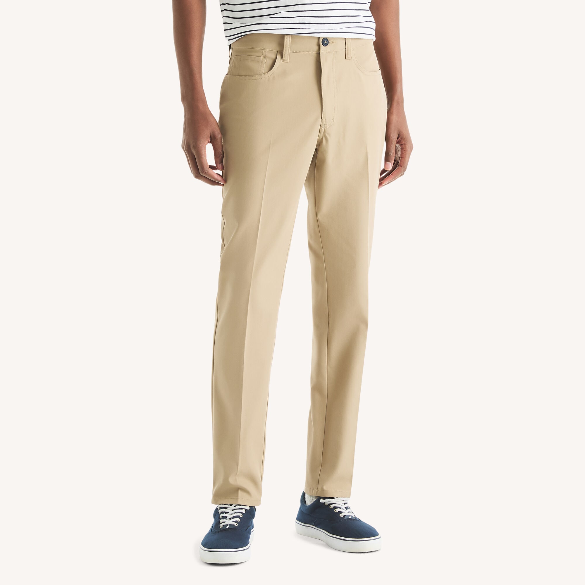 Nautica Men's 5-Pocket Performance Pant 283 (Cork Heather), 33x30