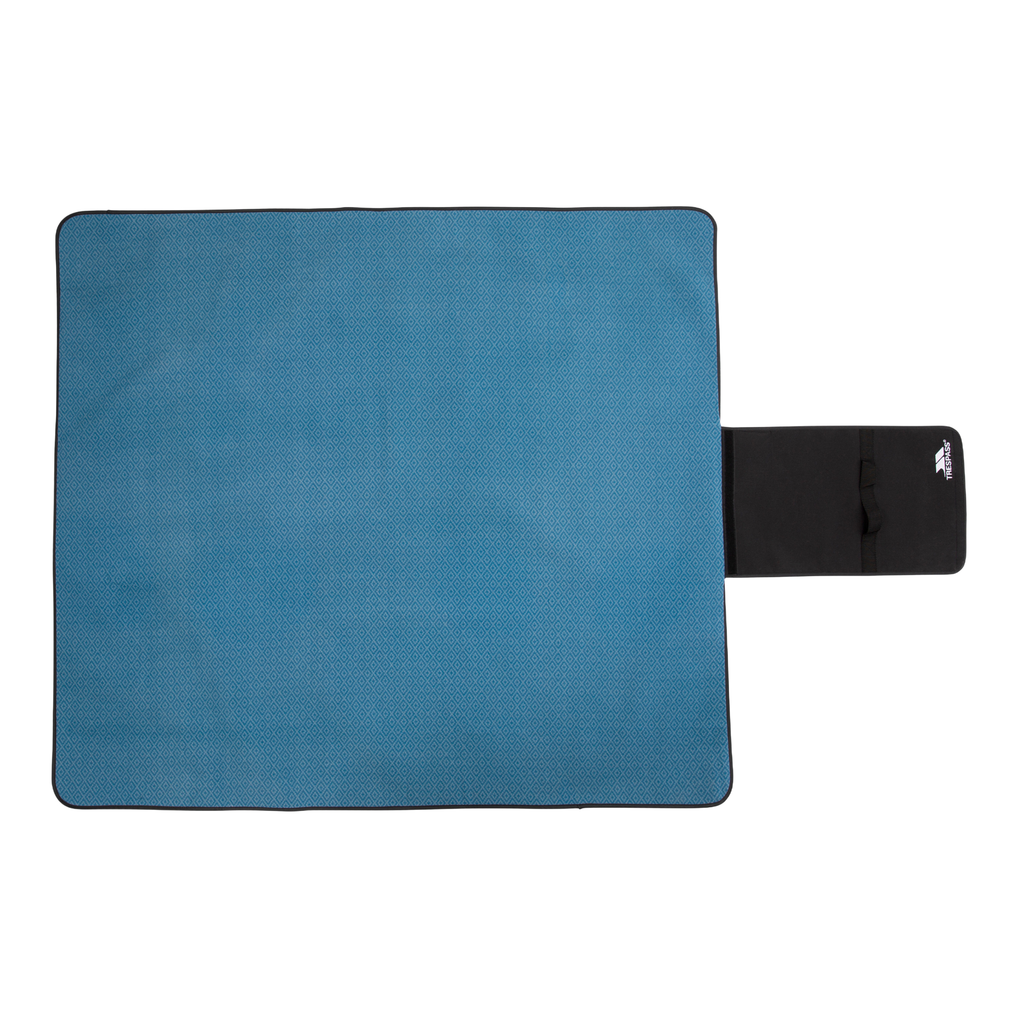 Trespass Throw Waterproof Checked Foldable Blanket (rich Teal) - Blue - One Size | Trespass Sale | Discount Designer Brands