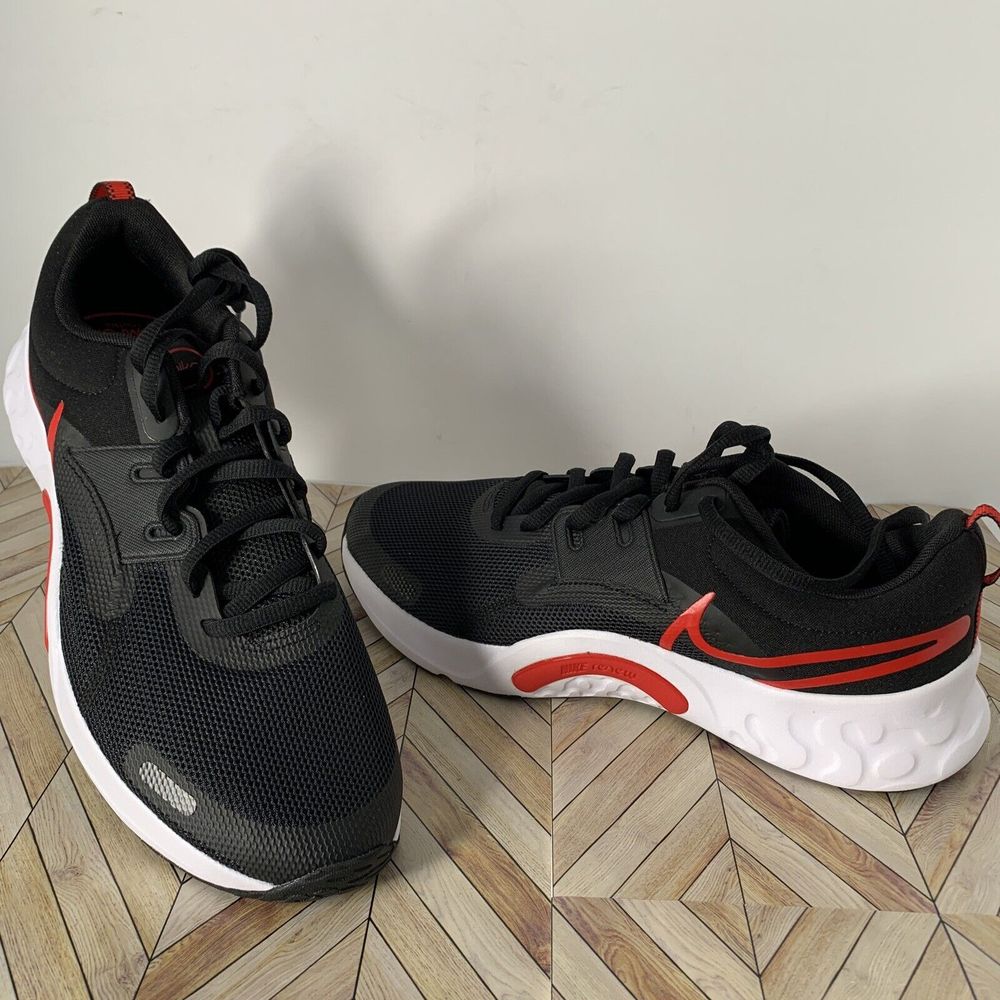 Nike Shoes | Men's Nike Renew Retaliation Tr 3 Shoes Black Red White Da1350-002 Size 12.5 | Color: Black | Size: 12.5