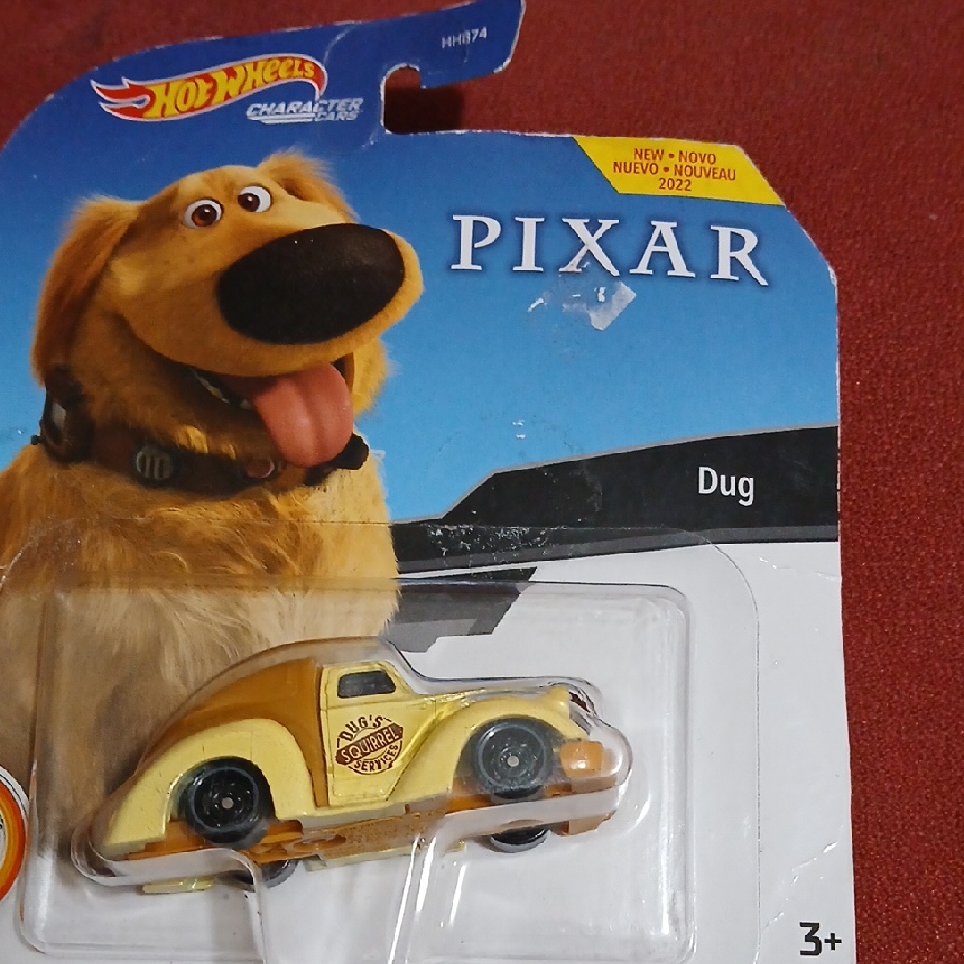 Disney Toys | Disney Pixar Dug Character Hot Wheels Car | Color: Brown/Yellow | Size: 1/64