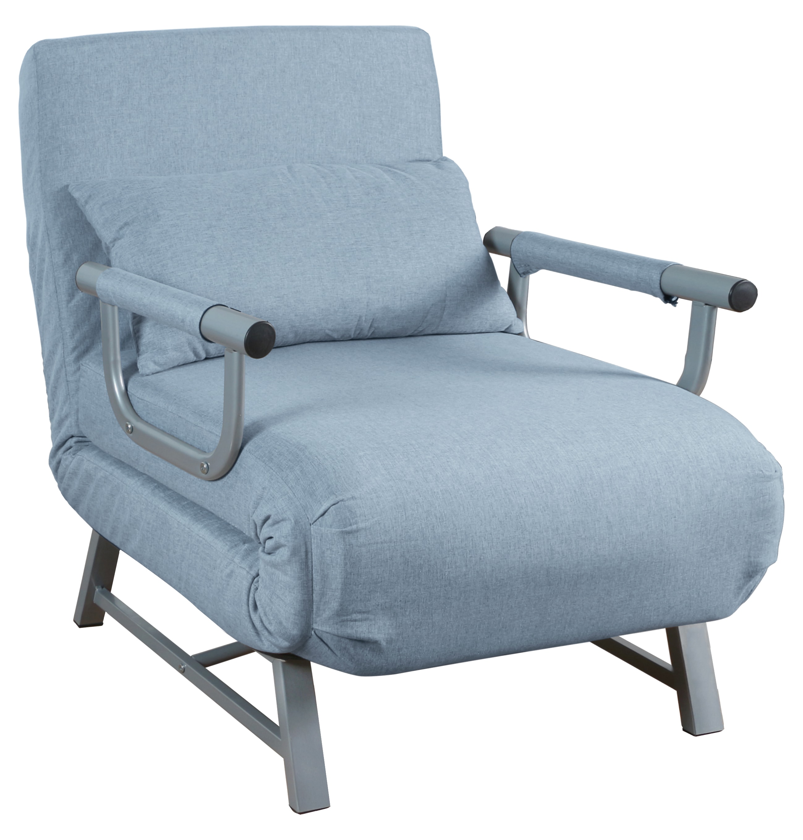 Schlafsofa VCM "Schlafsessel Sessel Kolino mit Schlaffunktion", blau, B:64cm T:78cm, Obermaterial: 90% Holz Wood. 10% Textilmaterial TEXMAT., Sofas, Schlafsofa