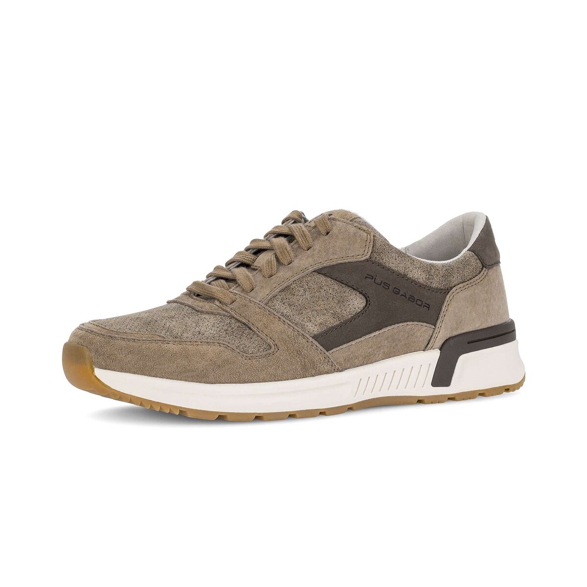 Sneaker GABOR "Sneaker low", Herren, Gr. 47, braun, Schuhe Sneaker