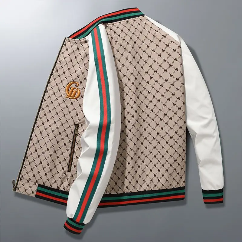 2025 Giacca da uomo nuova Giacca da baseball di marca alla moda Edizione primaverile e autunnale Giacca da pilota con colletto alla coreana casual Abbigliamento da uomo