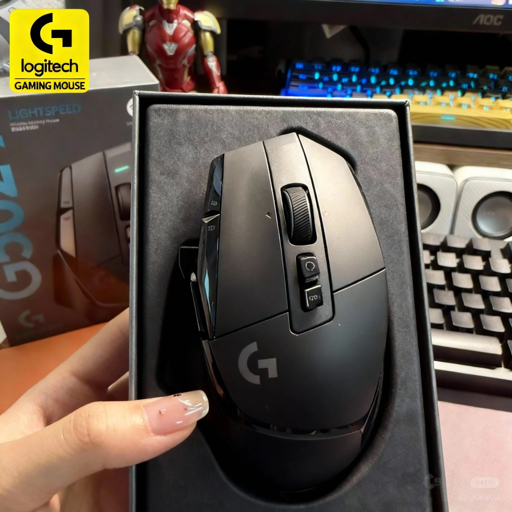 Logitech G502 HERO Hochpräzise Kabelgebundene Gaming-Maus Ergonomisches Design Programmierbare Tasten USB-Kabel Spiele-Maus Image