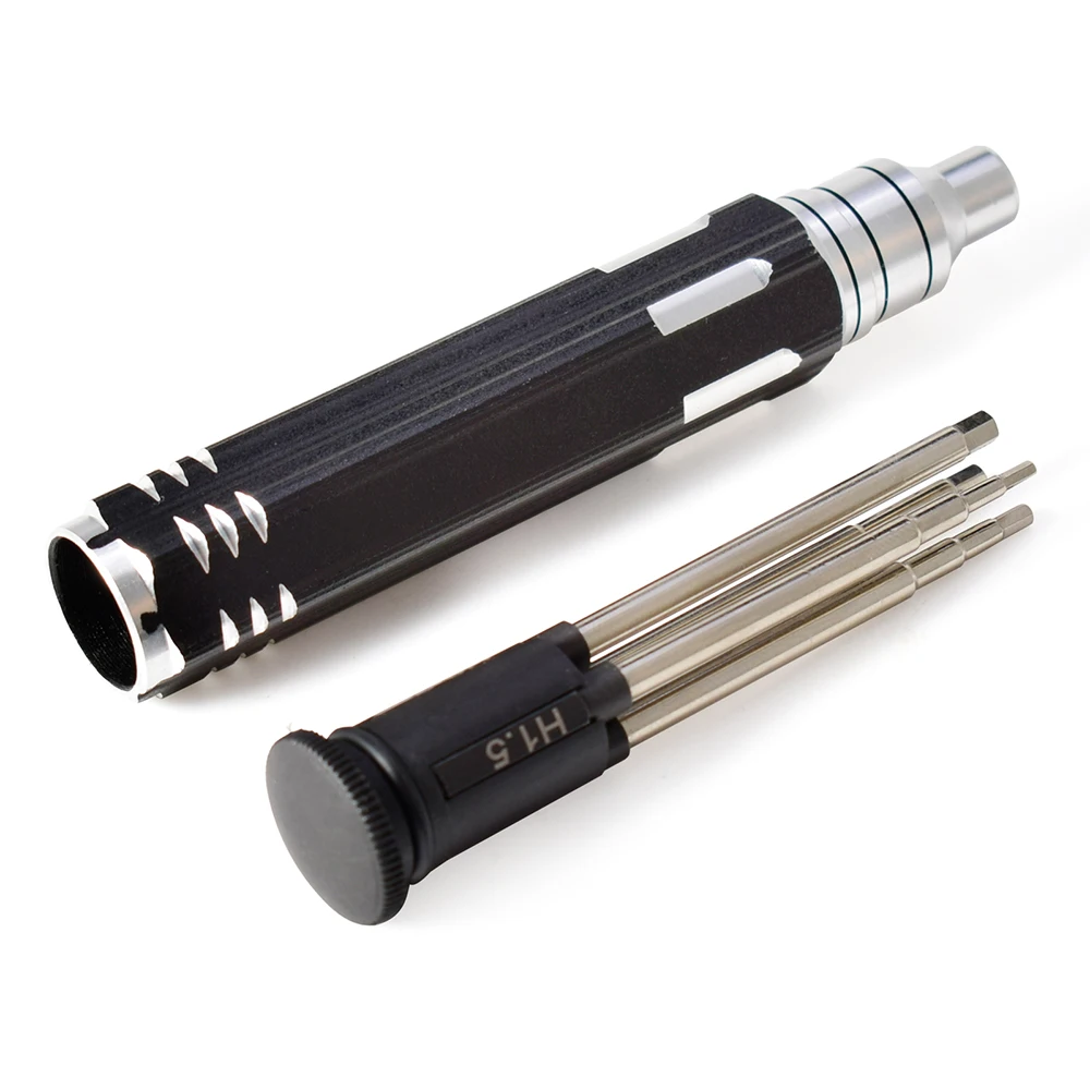 Universelles 4-in-1 Metall-Sechskant-Schraubendreher-Set 1,5/2,0/2,5/3,0mm - Professionelles Reparaturwerkzeug für RC-Drohnen, Autos, Flugzeuge & Helikopter Image