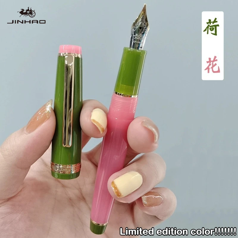 Limitierte Auflage! JINHAO 82 Füllfederhalter, individuell gestaltet, gemischte Macaron-Farben, Acryl, EF/F/M/Gebogene Feder, Büro- und Schulbedarf, Schreibwaren Image