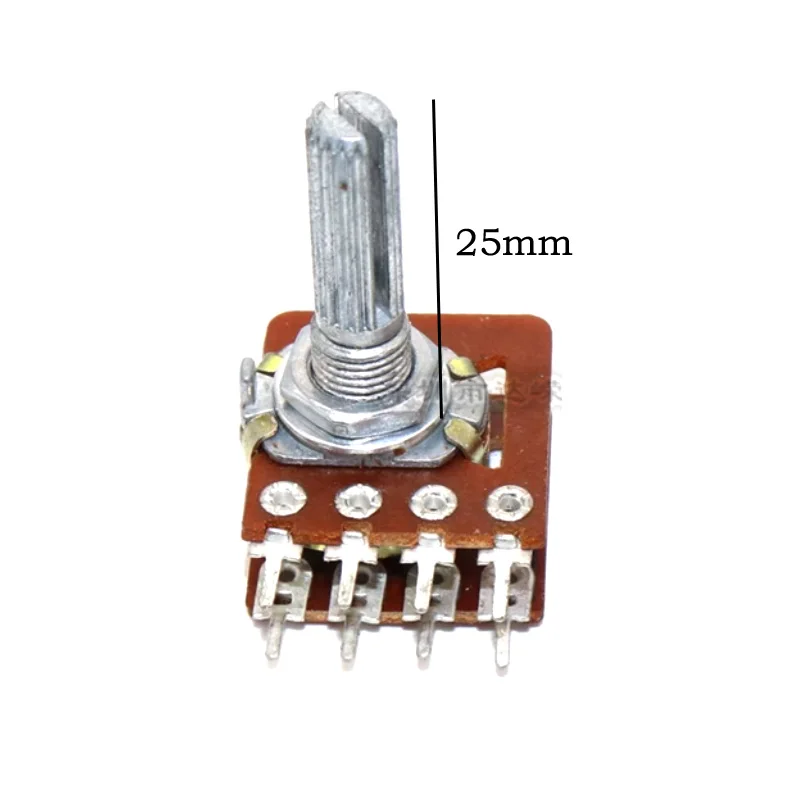 1 stücke Neue TW WH148 25mm 50KBX2 100KBX2 Doppel link 8pins Linear Potentiometer Topf Einzel joint für Arduino B50K B100K Image