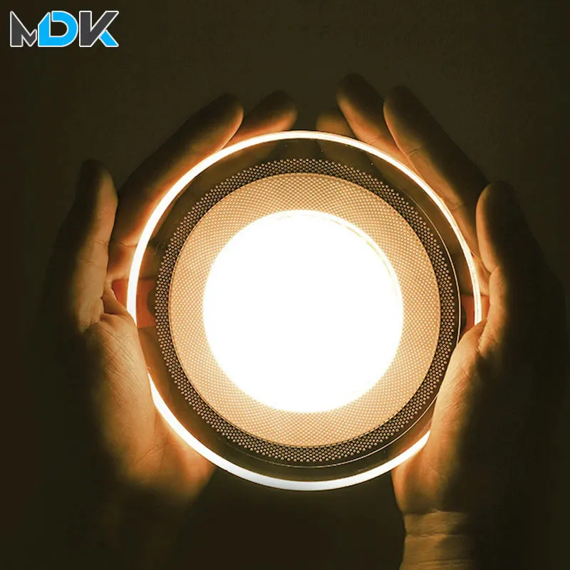 LED-Downlight, 9 W, 7 W, 5 W, 3 W, Lichtleiter, Deckeneinbauleuchten, runde Form, Acrylplatte, für den Innenbereich, hohe Helligkeit