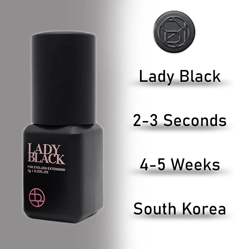 1 Flasche Lady Black Glue Fake Wimpernverlängerungen 1S Fast Dry Langlebige Make-up-Tools Korea Beauty Starker Klebstoff Image