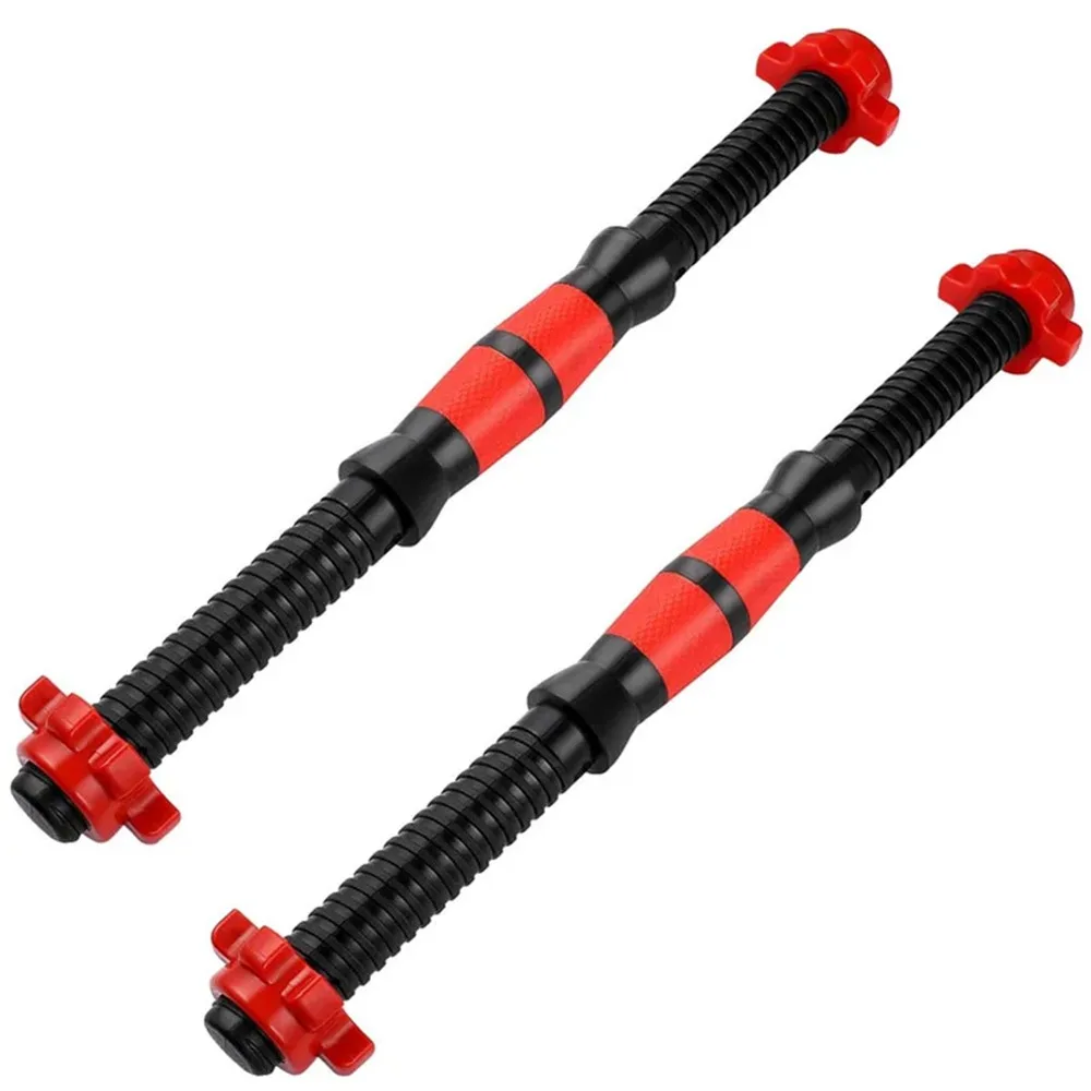 Neue PVC Hantel Bar Home Gym Zubehör langlebige Lang hantel Schnalle Fitness geräte Spin-Lock Kragen Gewinde Hantel Griffe Image
