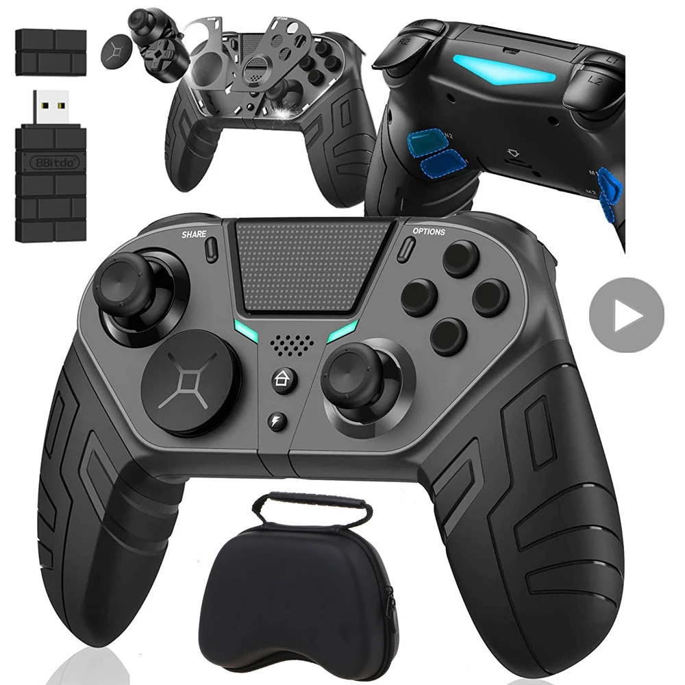 Controller Für PS4 PS3 PS Playstation 4 3 PC Steuerung Drahtlose Bluetooth Mobile Android TV Gamepad Gaming Game Pad Joystick Telefon Image