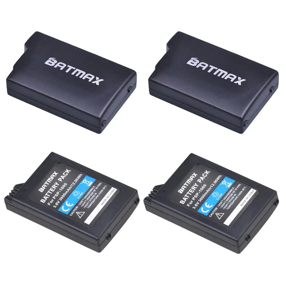 Batmax 3600 mAh PSP1000 Bateria PSP-1000 Akku für Sony PSP1000 (1001,1002,1003,1004,1005,1006) PlayStation Portable Controller Image