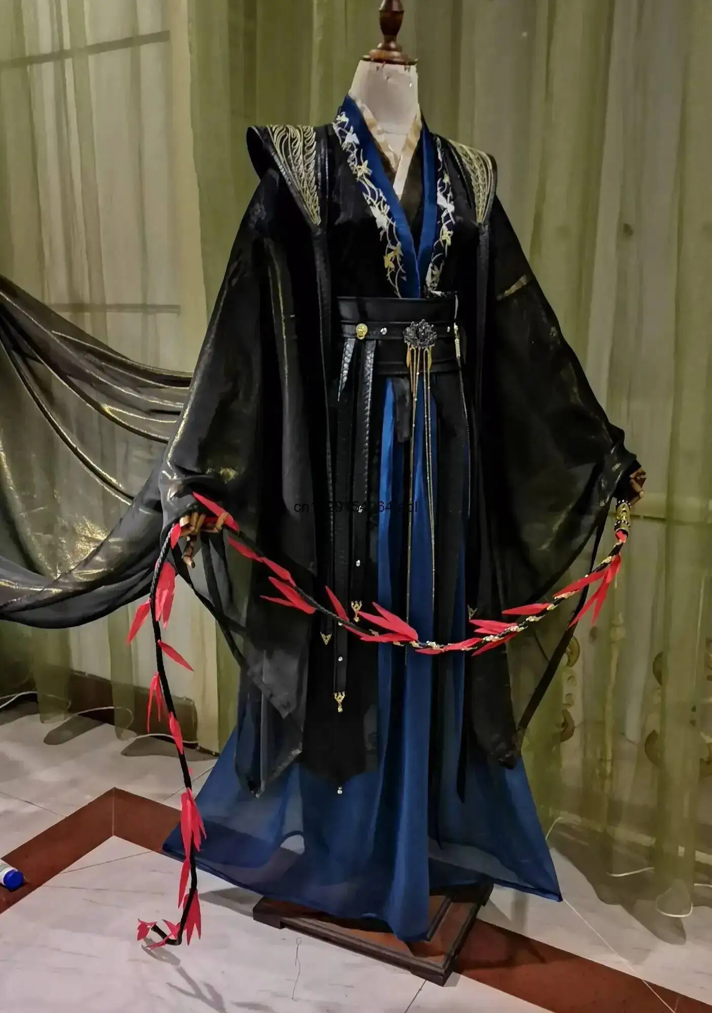 Ran Erha Mo und Cosplay Seine weiße Katze Meister Cosplay Kostüm Moran Antike BJBCOS benutzerdefinierte Größe Halloween Han Fu