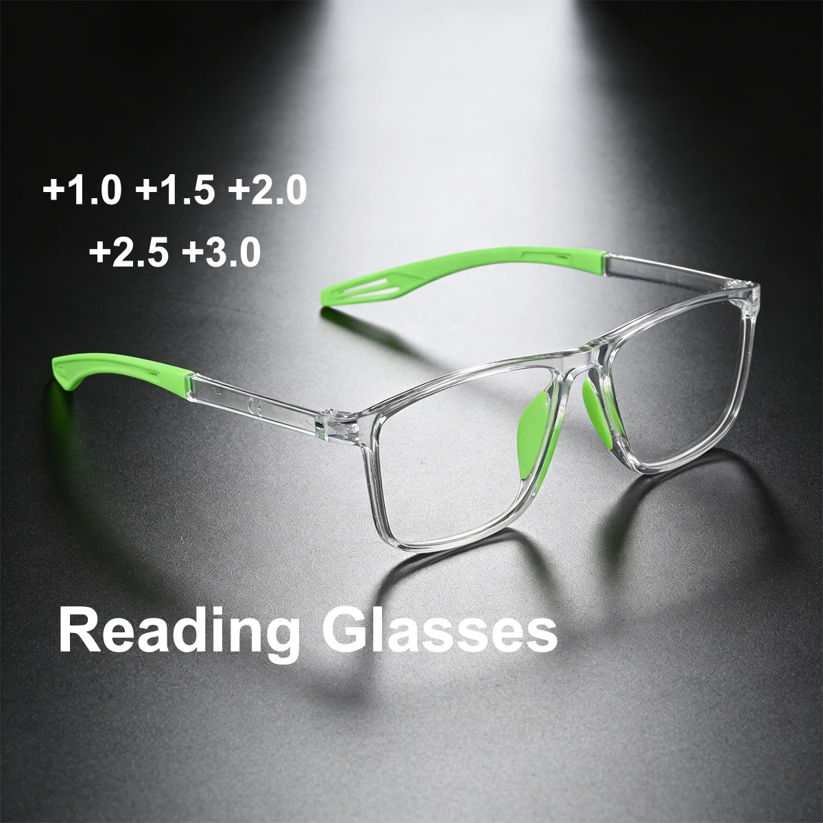 Anti-Blaulicht-Lesebrille Ultraleichte TR90 Sport-Presbyopie-Brille für Damen und Herren Weitsicht-Optikbrille L2 Image