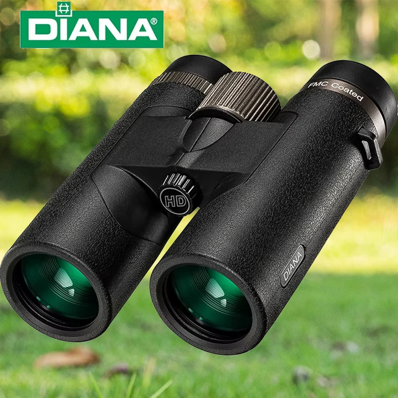 DIANA HD 10x42 Teleskop BAK4 Fernglas Hochleistungs-wasserdichter Teleskop-Stativadapter für die Jagd im Freien Camping Image