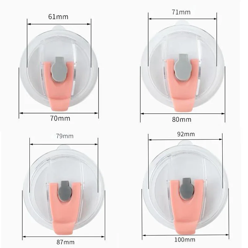 Kunststoff 12oz/16oz/30oz Dichtung becher deckel für Ozark Trail Ersatz auslaufs ichere Dosen decken Tumbler Thermoskanne Wasser flasche Tops Image