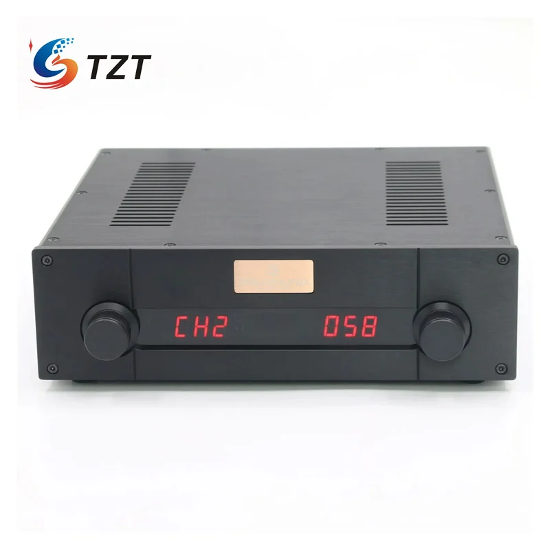 TZT PRT12A Stereo-Vorverstärker-Vorverstärker (AC 115 V/230 V Eingang ohne Vakuumröhren) wird mit Fernbedienung geliefert Image