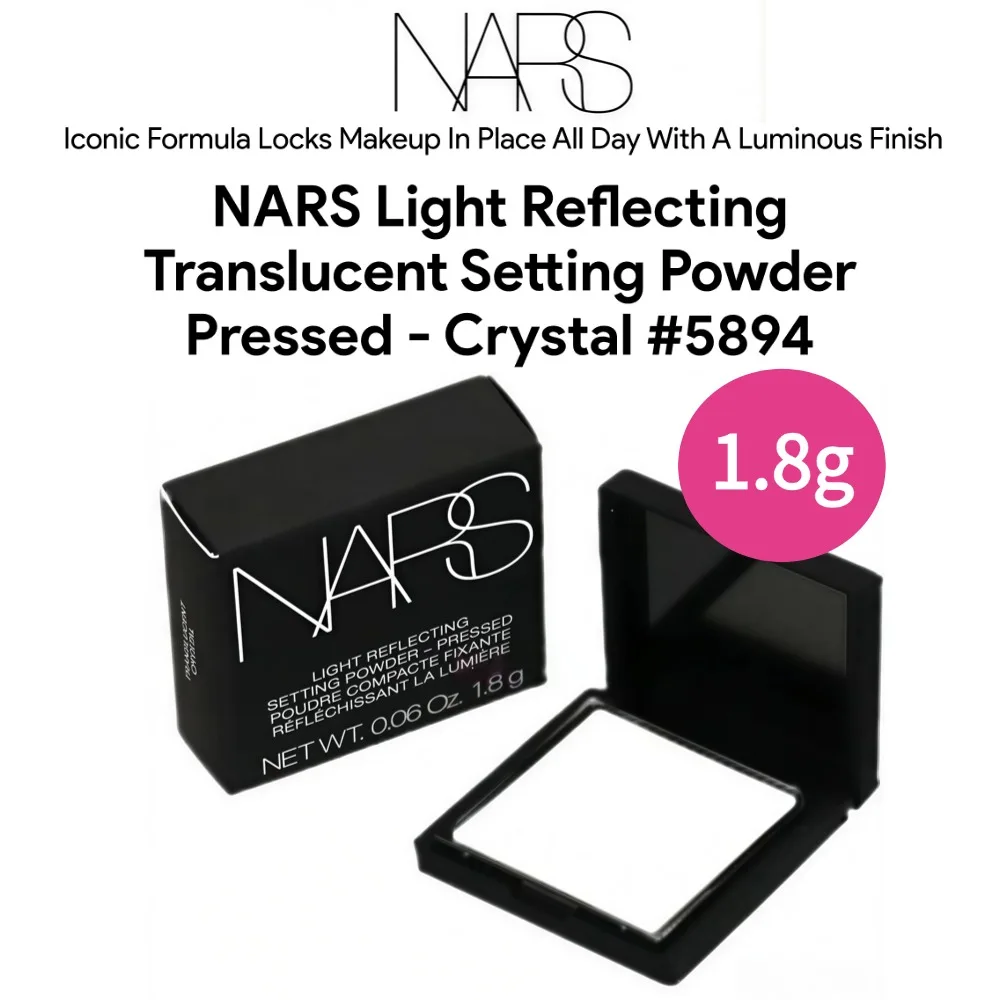 NARS Light Reflecting Setting Pressed Powder 1,8 g/0,06 oz, Original-Make-up für Damen/Herren, Sephora Stuff Beauty Cosmetics