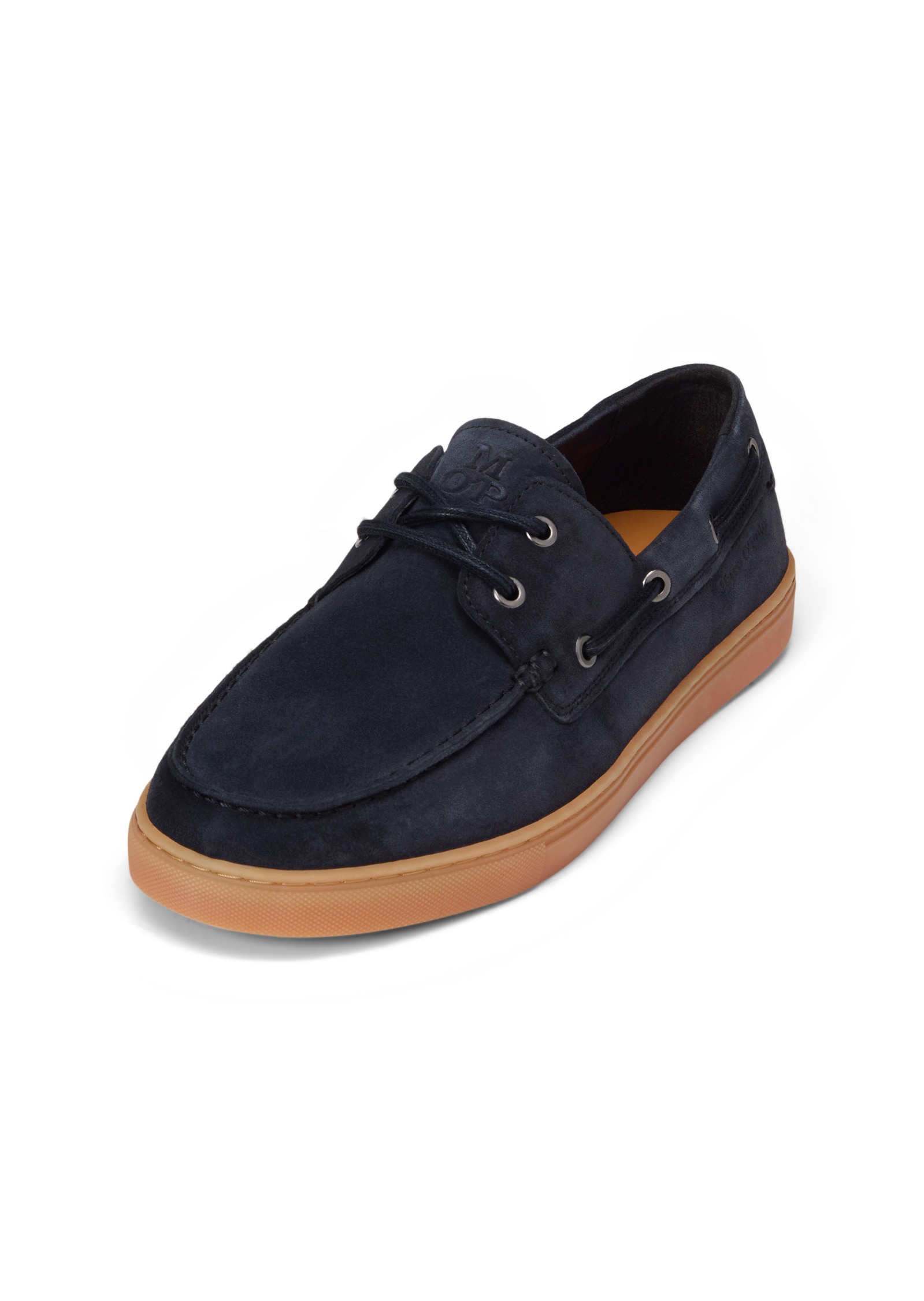 Mokassin MARC O'POLO "aus Veloursleder", Herren, Gr. 41, schwarz navy, Obermaterial: 100% Leder (Rind), unifarben, Schuhe Mokassin
