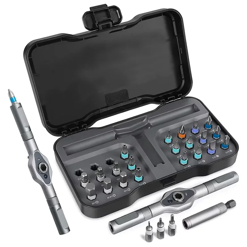 Clé à cliquet multifonction 24 en 1, tournevis, embouts magnétiques S2, ensemble d'outils RS1, outil de réparation domestique, outils à main, outils de travail