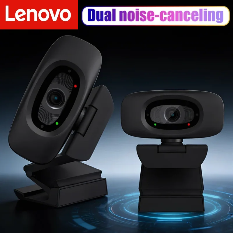 Lenovo B18 4K Streaming-Webkamera 2K Autofokus Full HD USB-Webcam 120 ° HD-Weitwinkelmikrofon für PC und Laptop, Videoaufnahmekamera Image