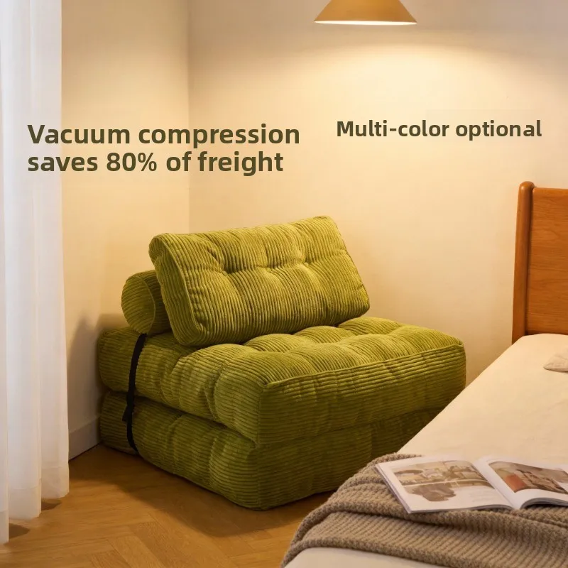 Vakuumkomprimiertes Sofa mit Kissen, Klappbares Schlafsofa, Verwandelbarer Schlafsessel, Tragbarer Klappstuhl, Bodensofa Image