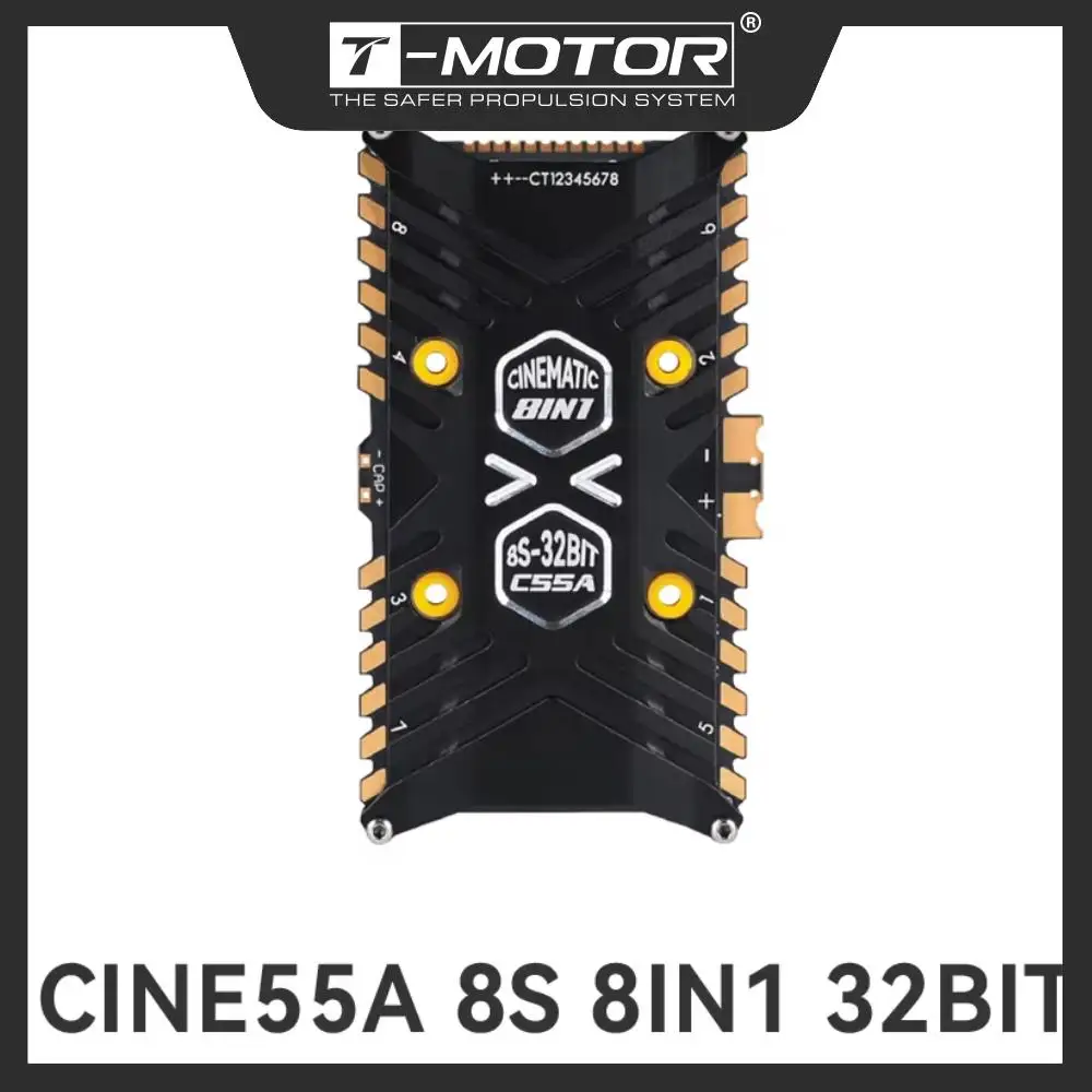 T-MOTOR HOBBY T-HOBBY CINE55A 8S 8IN1 32BIT Elektronische Geschwindigkeit Controller 3-8S ESC Fit F7 PRO Flight Control Für RC FPV Eders