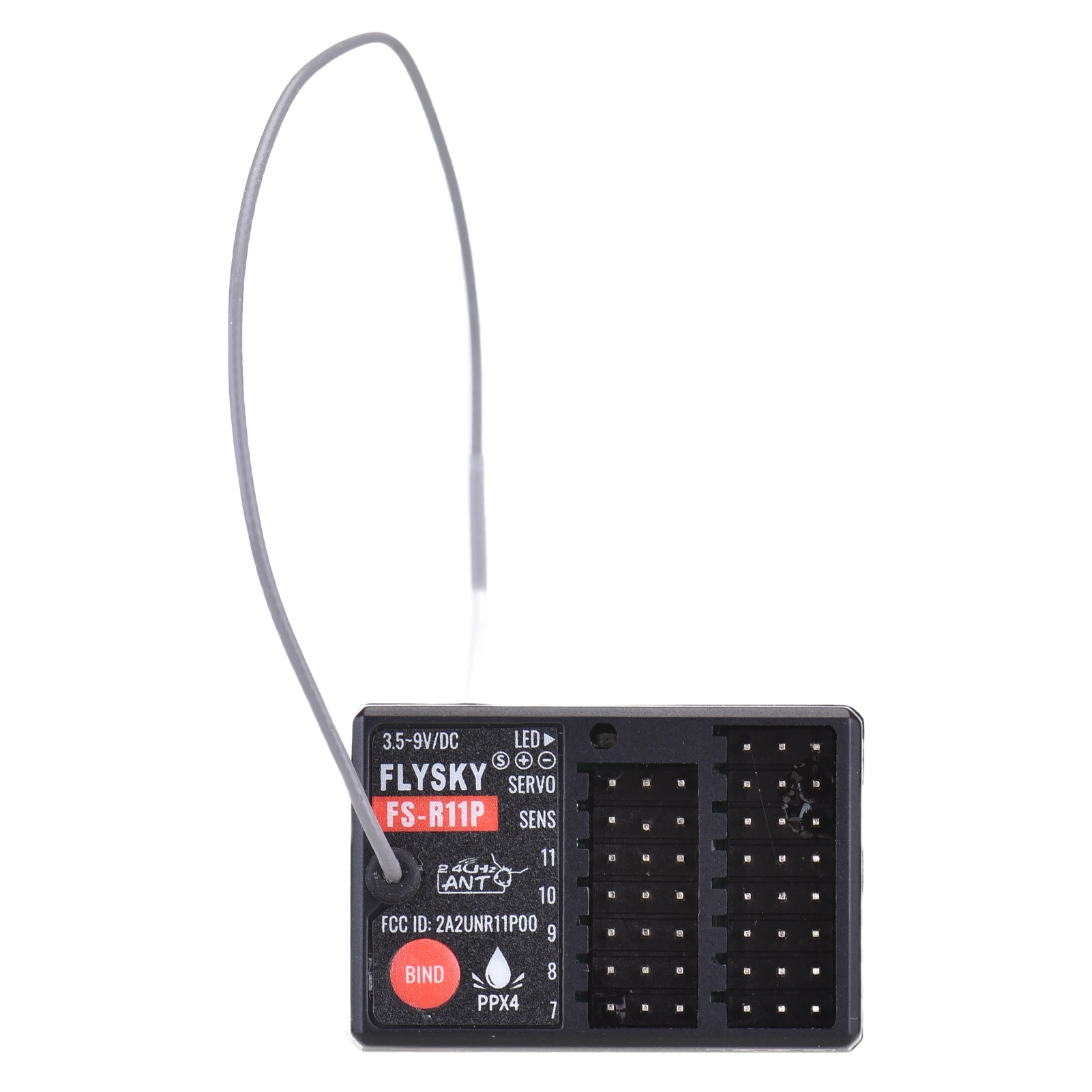 11-Kanal 2,4GHz Empfänger für RC-Auto und -Boot, Langstrecken-Funkempfänger mit PWM PPM IBUS SBUS Ausgang Image