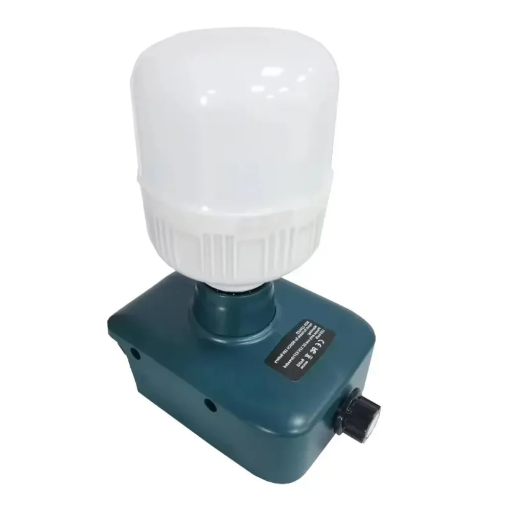 12 W 1500 Lumen kabellose LED-Arbeitsleuchte, Schreibtischlampe für Makita 18 V Li-Ionen-Akku, tragbares LED-Flutlicht, Helligkeit einstellbar