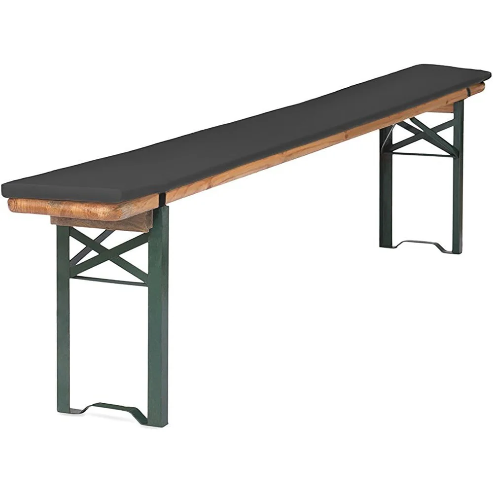 Maßgefertigte Lange Bankkissen Outdoor Wasserdichte Bierbank-Kissen für Biertisch Party-Zelt-Set Waschbare Garten-Terrassen-Kissenauflagen