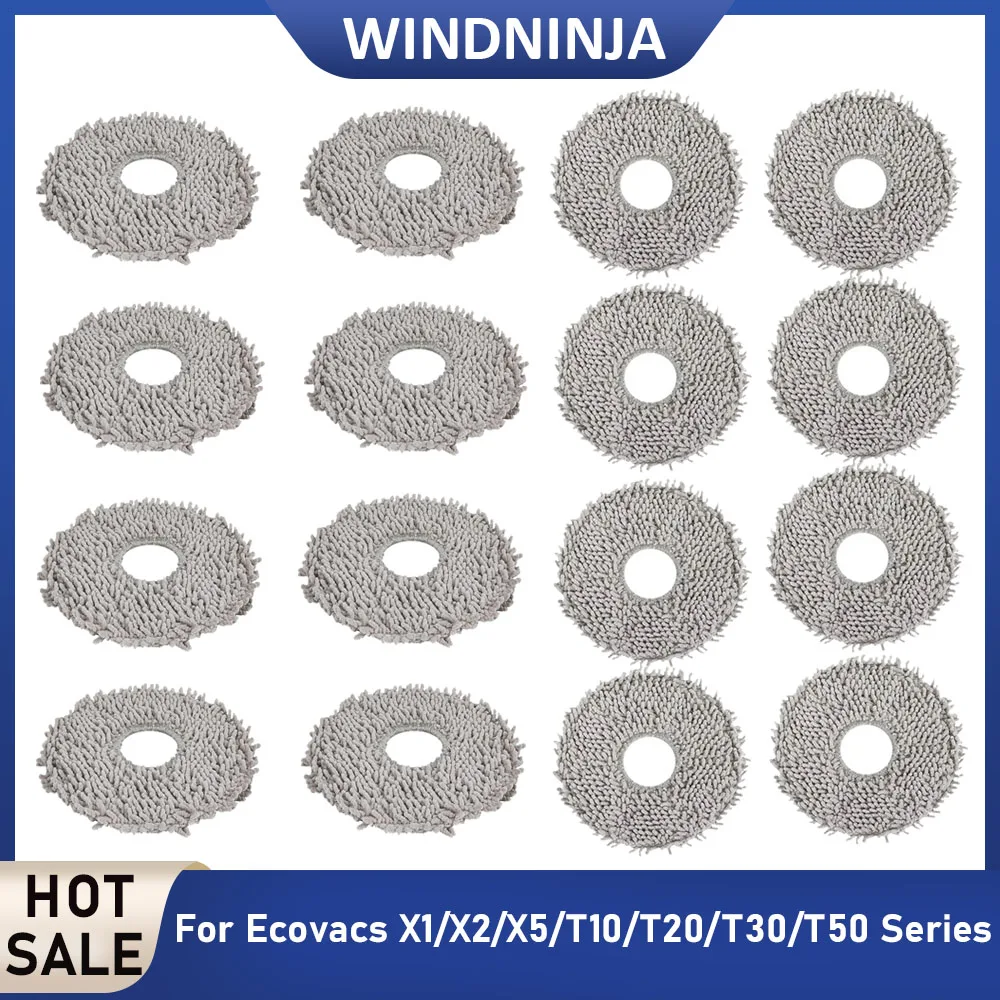 Für ECOVACS Deebot X1 Omni X2 Omni T30 Pro Omni X1 X2 T5 T10 T20 Omni T30s T50 Combo Roboterstaubsauger Wischtuch Wischpad Ersatzteil Image