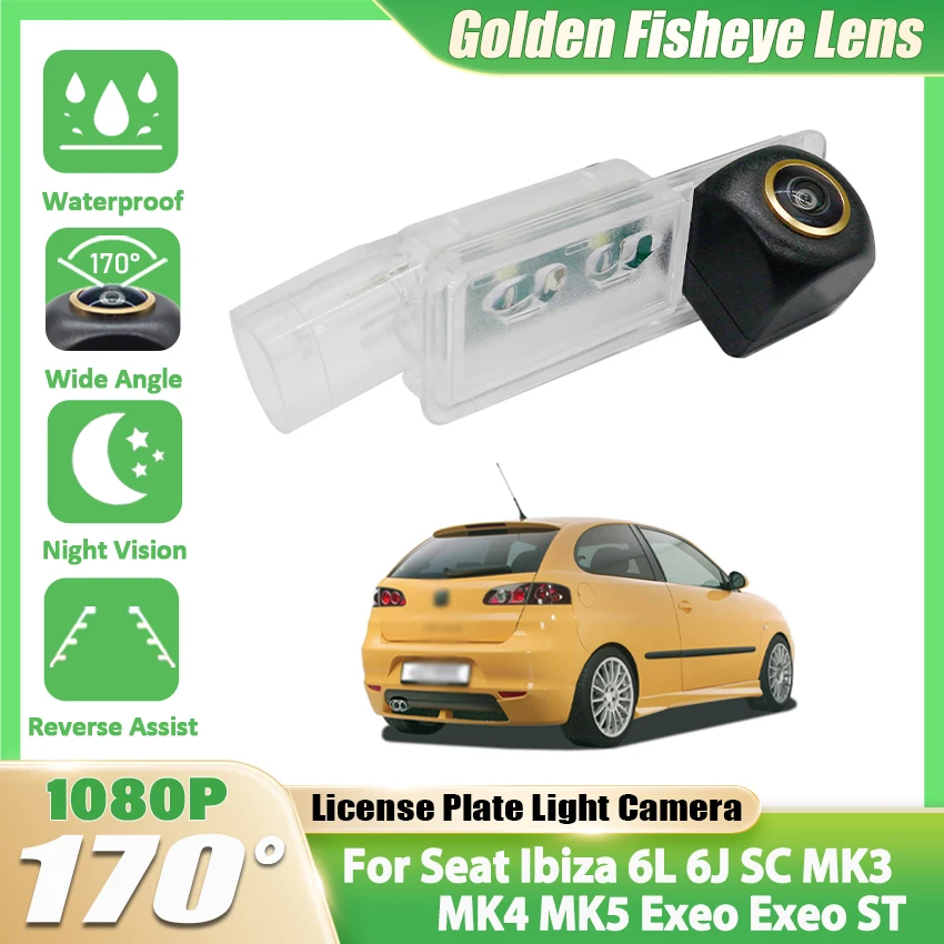Rückansicht Kamera Für Seat Ibiza 6L 6J SC MK3 MK4 MK5 Exeo Exeo ST CCD Nachtsicht Rückfahr Parkplatz Kamera kennzeichen Kamera Image