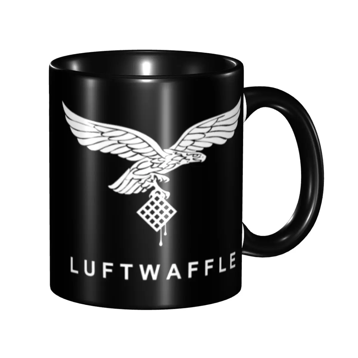 Benutzerdefinierte Vintage weiße Luftwaffe Kaffeetassen DIY deutsche Luftwaffe Deutschland Frankreich Milchteetassen aus Keramik Image