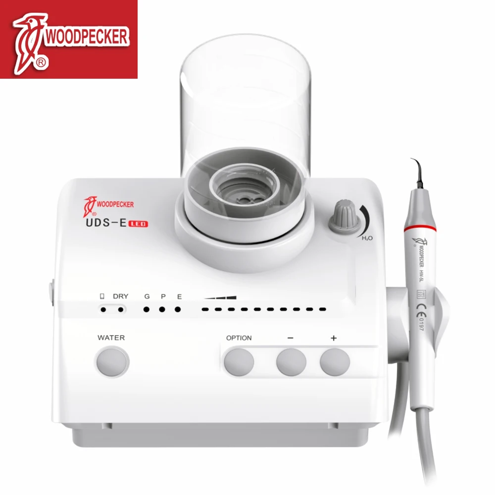 Woodpecker Scaler UDS-E Dental Ultraschall-Reinigungsgerät Zahnsteinentferner mit Wasserzufuhr Dental Ultraschall-Zahnsteinentferner Image