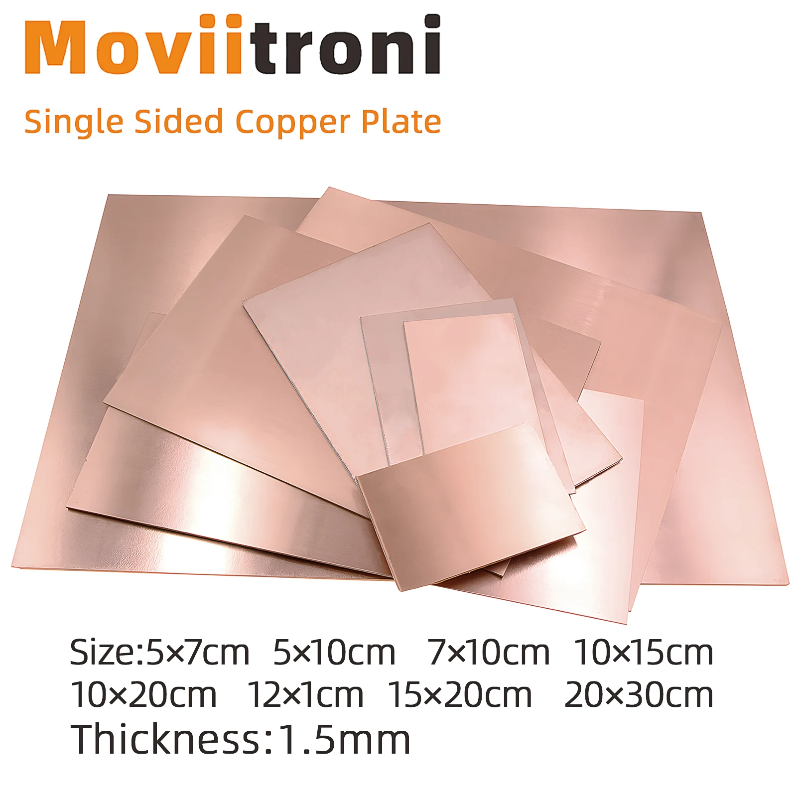 1pc FR4 PCB 5x7 5x10 7x10 10x15 10x20 12x18 15x20 20x30 Einseitig Kupfer Verkleidet Platte DIY PCB Laminat Platine für Arduino Image