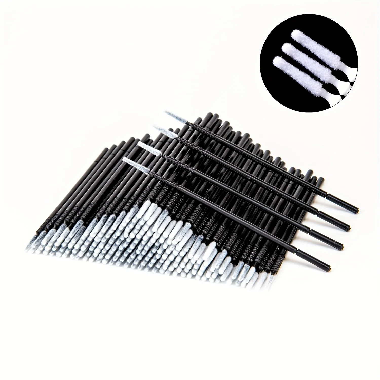 200PCS Für Wimpern Verlängerung Werkzeuge Einweg MicroBrush Wimpern Verlängerung Individuelle Lash Entfernen Tupfer Micro Pinsel Image
