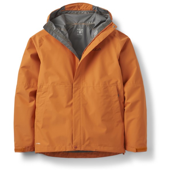 Rab - Downpour Jacket - Regenjacke Gr M orange