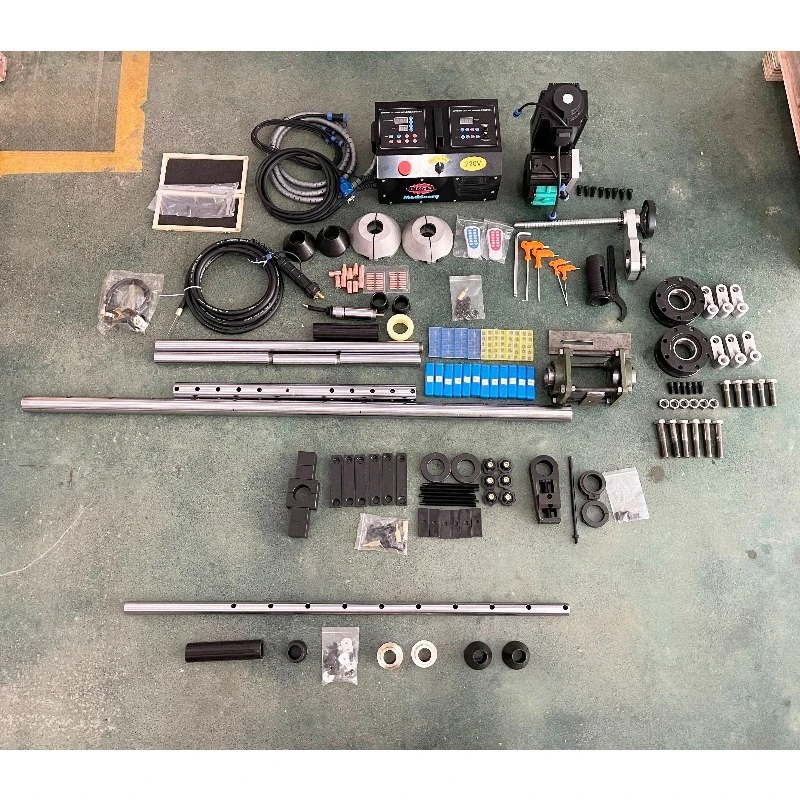 SP50 Automatische tragbare Linienbohrmaschine und Bohrschweißbohrmaschinen zum Verkauf 40-300 mm 2-in-1-Linienbohrschweißmaschine Image