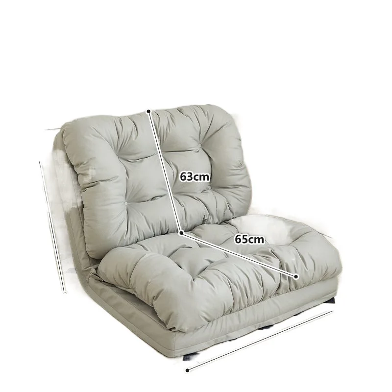 Faules Sofa, faltbar, Balkon, Erkerfenster, Tatami, Schlafzimmer, Schlafsofa, Rückenlehne, Boden, für Erwachsene, Sitzen Image