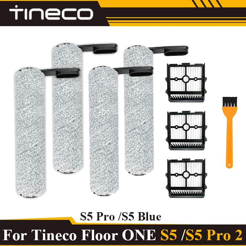 Für Tineco Floor ONE S5 / S5 Pro 2/S5 Pro/S5 Blau Zubehör Rollenbürste und Filter sec sans fil floor one s5 Combo Image
