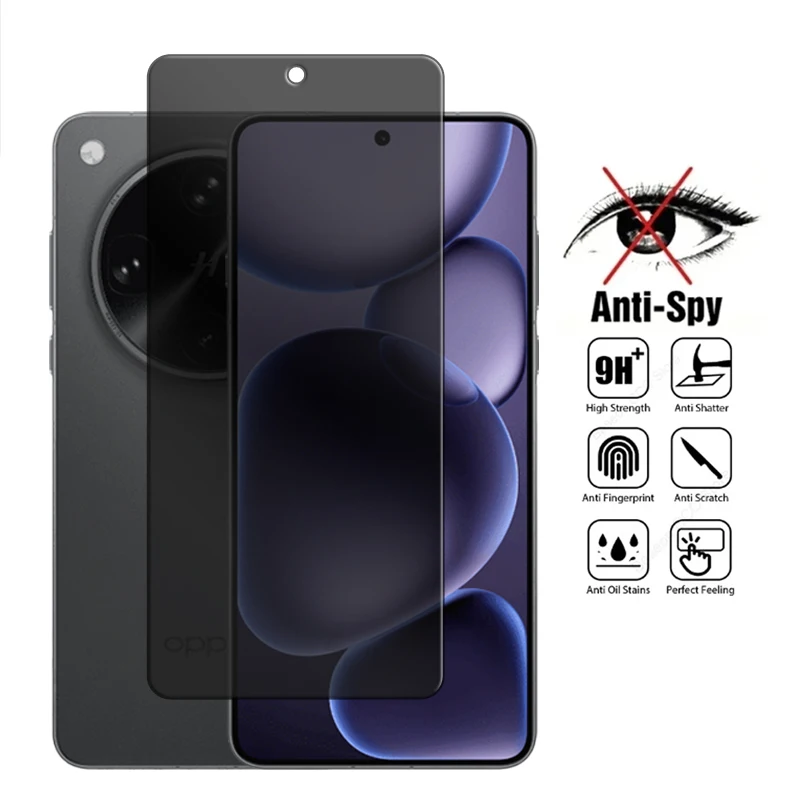 Für OPPO Finden X8 Ultra 5G Glas Für Finden X8 Ultra Gehärtetes Glas 2,5 D Privatsphäre Schutz Screen Protector für Finden X8 Ultra Film Image