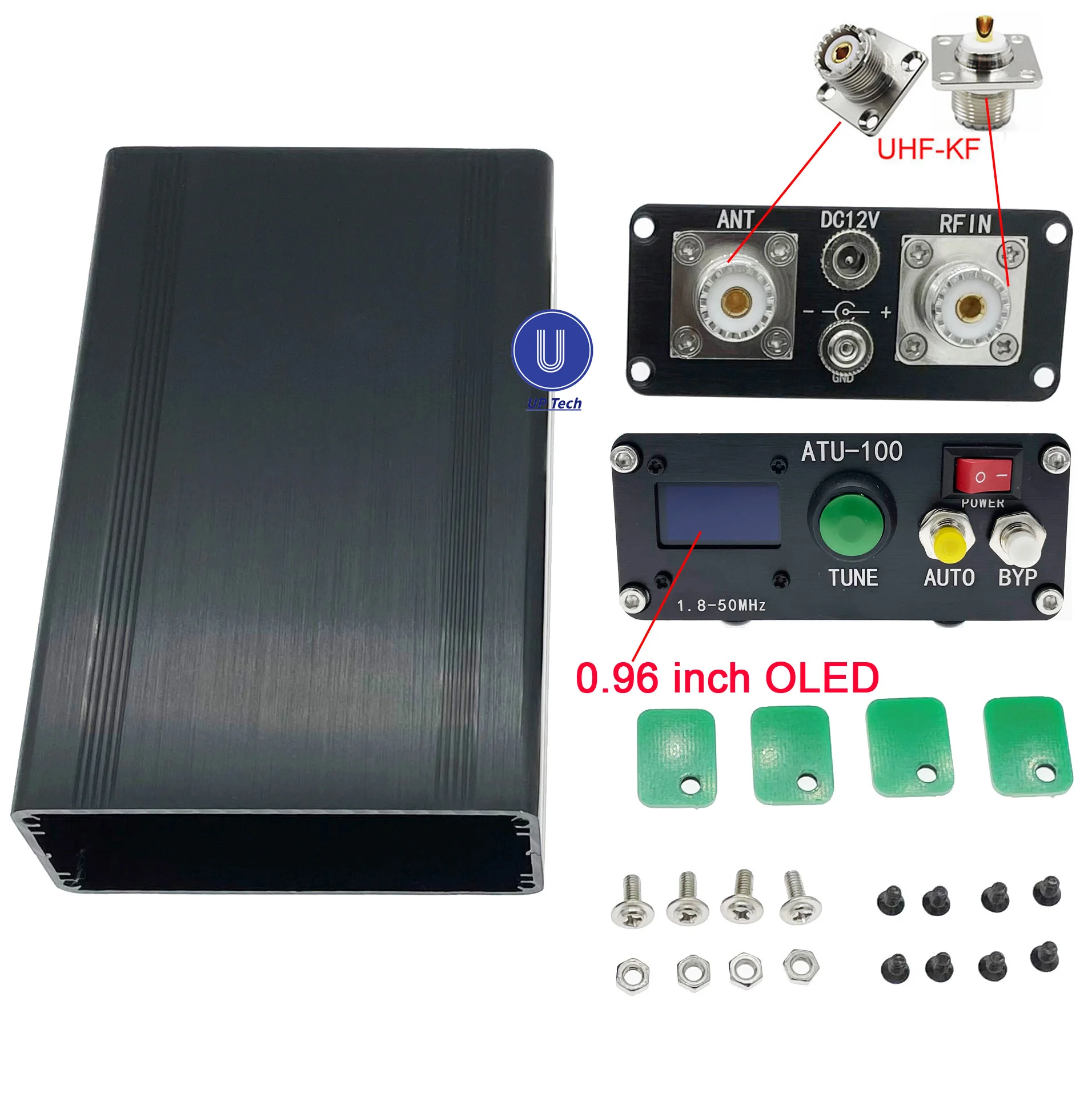 ATU-100 Shell Case Box ATU100 atu 100 1,8–50 MHz automatisches Antennentuner-Gehäuse Image
