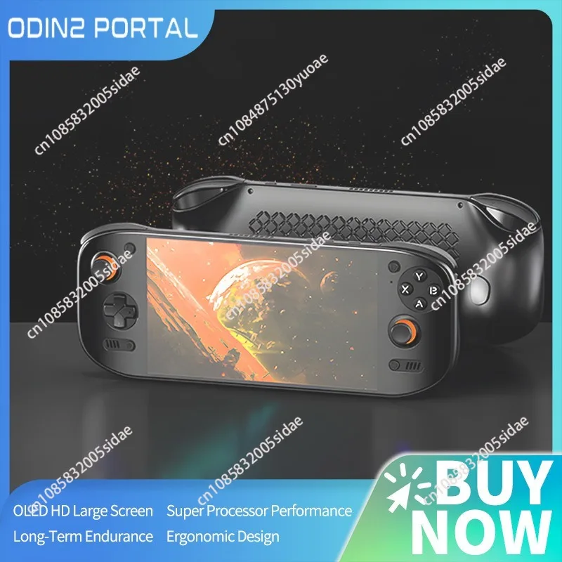 Odin 2 Portal Odin2 7-Zoll-Spielekonsole 8000 mAh 8gen2 Open Source Retro Video 120 Hz Bildschirm Handheld-Spiel-Player PC angepasst Image