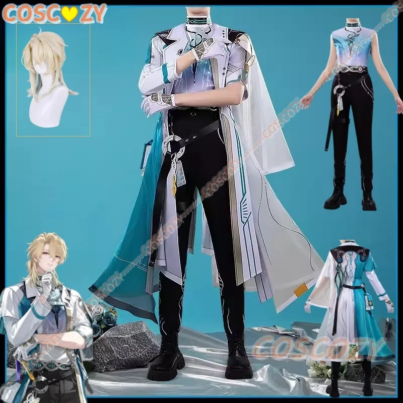 Wuthering Waves Luuk Herssen Herren Cosplay Kostüm Perücke Anime Spiel Charakter Outfit Hochwertige Party-Uniform für Stilvolle Männer Image