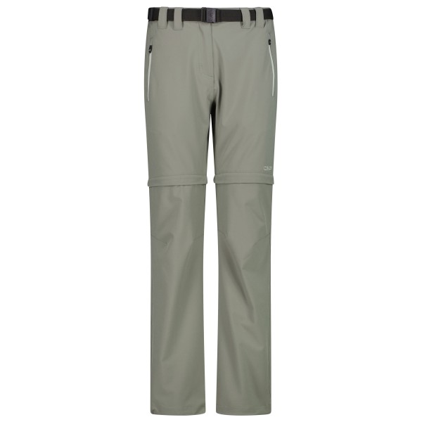 CMP - Women's Zip Off Pant - Zip-Off-Hose Gr 38 grau/oliv
